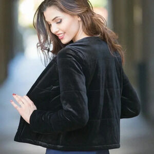 Velvet Crop Jacket